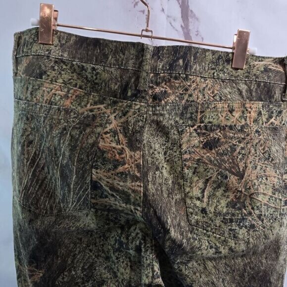 Mossy Oak Pants Womens 12 Large Camo Break Up Grassland Brush Western Straight - Picture 6 of 12